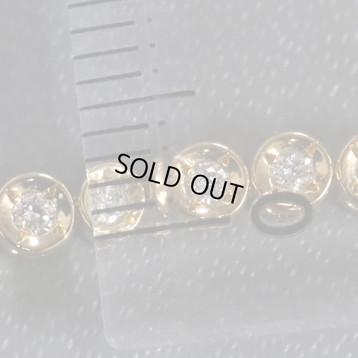 画像6: K18ダイヤモンドテニスブレスレット D1.00 8.4g 18.5cm (6)