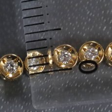 画像6: K18ダイヤモンドテニスブレスレット D1.00 8.4g 18.5cm (6)