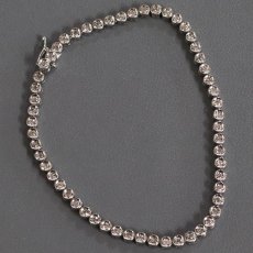 画像1: Pt850ダイヤモンドテニスブレスレット D1.00 13.7g 19cm (1)