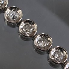 画像3: Pt850ダイヤモンドテニスブレスレット D1.00 13.7g 19cm (3)
