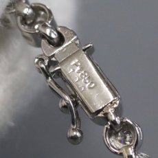 画像5: Pt850ダイヤモンドテニスブレスレット D1.00 13.7g 19cm (5)