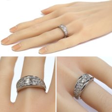 画像10: Pt900ダイヤモンドリング D0.52 D0.52 6.8g #14 (10)