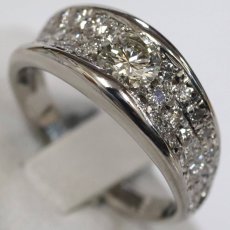 画像4: Pt900ダイヤモンドリング D0.52 D0.52 6.8g #14 (4)