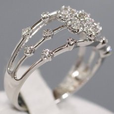 画像3: K18WGダイヤモンドリング D0.25 2.7g #13 (3)