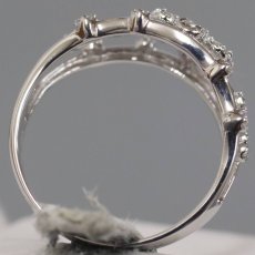 画像5: K18WGダイヤモンドリング D0.25 2.7g #13 (5)