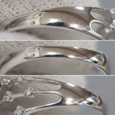 画像6: K18WGダイヤモンドリング D0.25 2.7g #13 (6)