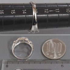 画像8: K18WGダイヤモンドリング D0.25 2.7g #13 (8)