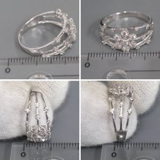 画像9: K18WGダイヤモンドリング D0.25 2.7g #13 (9)