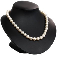 画像1: タサキ 南洋パールネックレス K14WG金具 8.9-10.4mm 44cm (1)