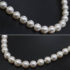 画像3: タサキ 南洋パールネックレス K14WG金具 8.9-10.4mm 44cm (3)