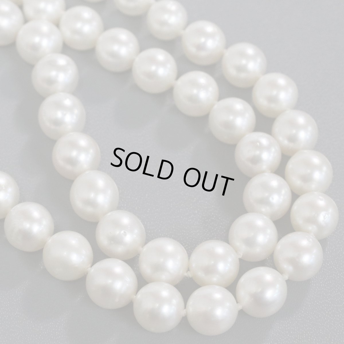 画像4: タサキ 南洋パールネックレス K14WG金具 8.9-10.4mm 44cm (4)