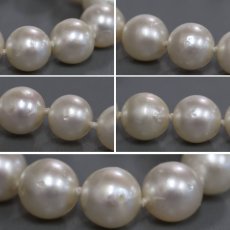 画像8: タサキ 南洋パールネックレス K14WG金具 8.9-10.4mm 44cm (8)