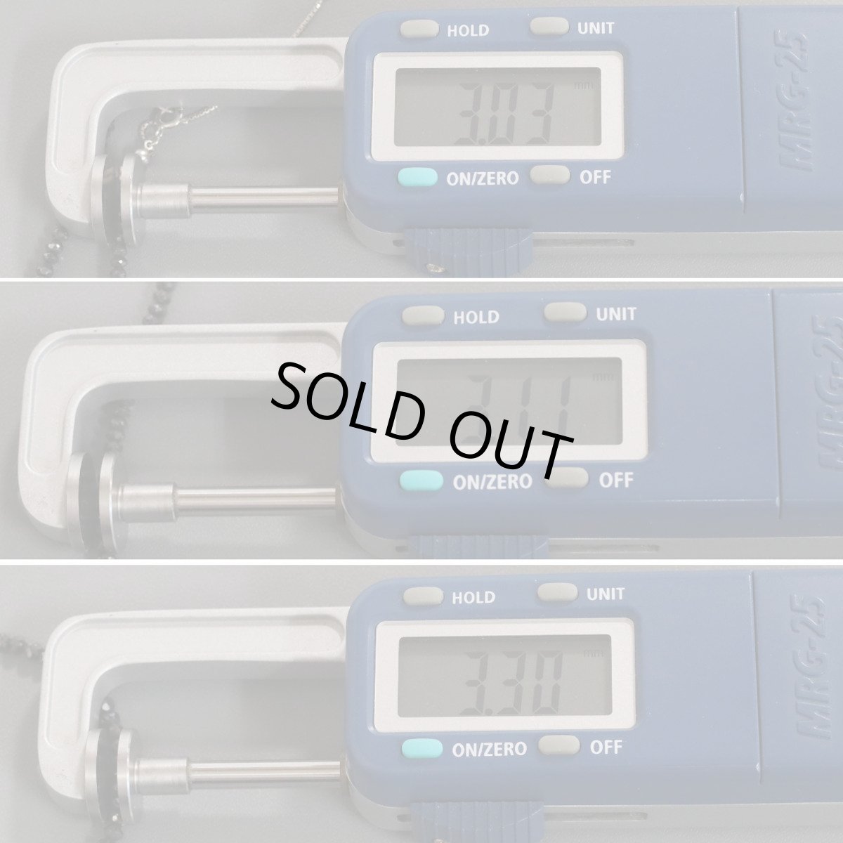 画像6: K14WGブラックダイヤモンドネックレス BkD30.00 6.8g AJ付41-46.5cm (6)