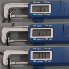 画像6: K14WGブラックダイヤモンドネックレス BkD30.00 6.8g AJ付41-46.5cm (6)