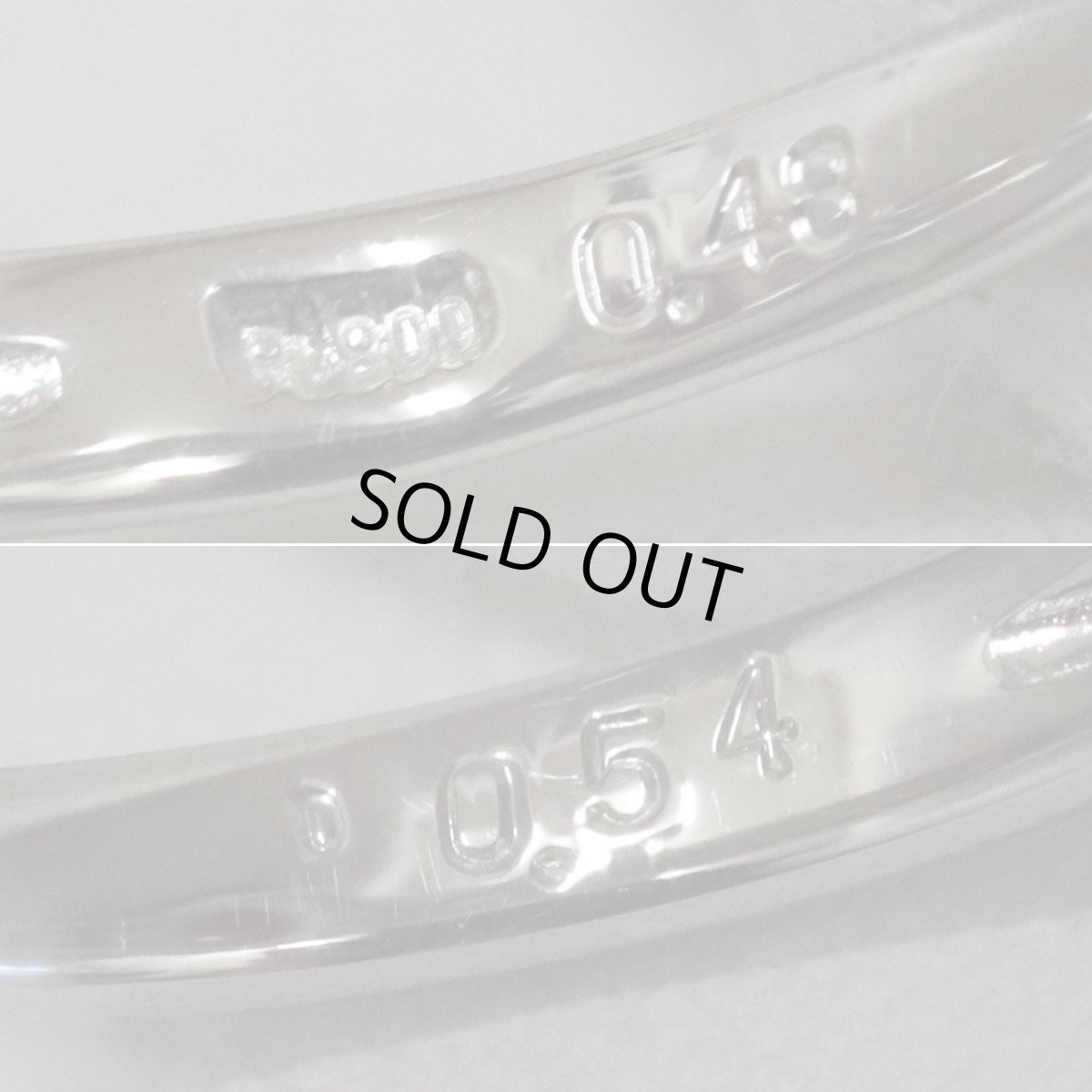 画像7: Pt900ダイヤモンド非加熱ピジョンブラッドルビーリング R0.48 D0.54 4.6g #12 AIGS鑑別書 (7)