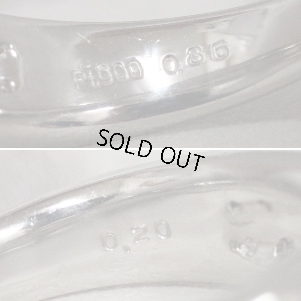 画像7: Pt900オパールダイヤモンドリング O0.86 D0.20 9.2g #10 (7)