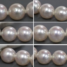画像8: パールネックレス シルバー金具 8.0-8.9mm 43cm (8)