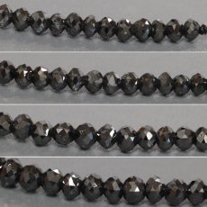 画像5: K14WGブラックダイヤモンドネックレス BkD100.45 21.1g AJ付43-48.5cm (5)