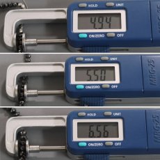 画像6: K14WGブラックダイヤモンドネックレス BkD100.45 21.1g AJ付43-48.5cm (6)