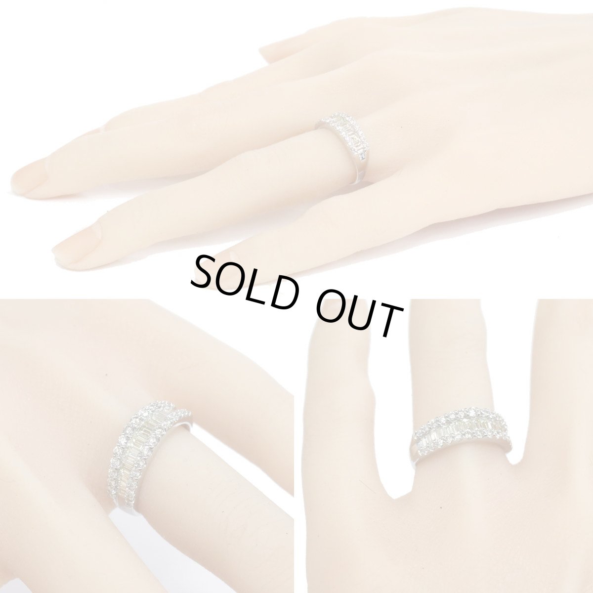 画像10: Pt950ダイヤモンドリング D1.00 4.0g #12 (10)