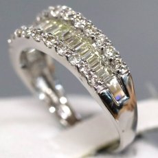 画像2: Pt950ダイヤモンドリング D1.00 4.0g #12 (2)