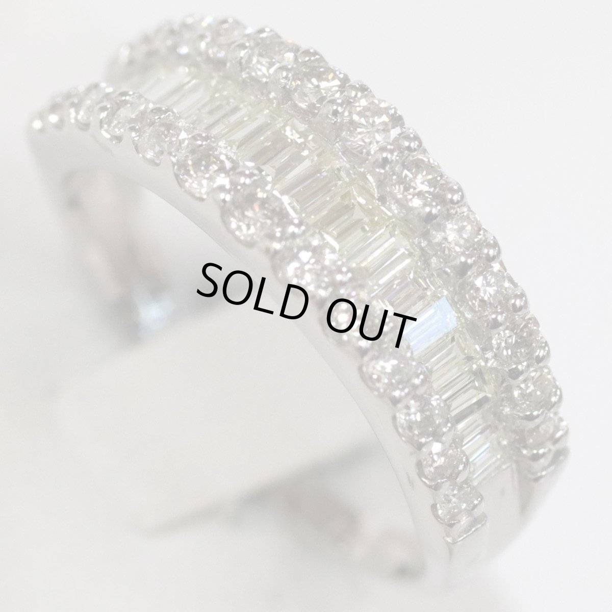 画像4: Pt950ダイヤモンドリング D1.00 4.0g #12 (4)