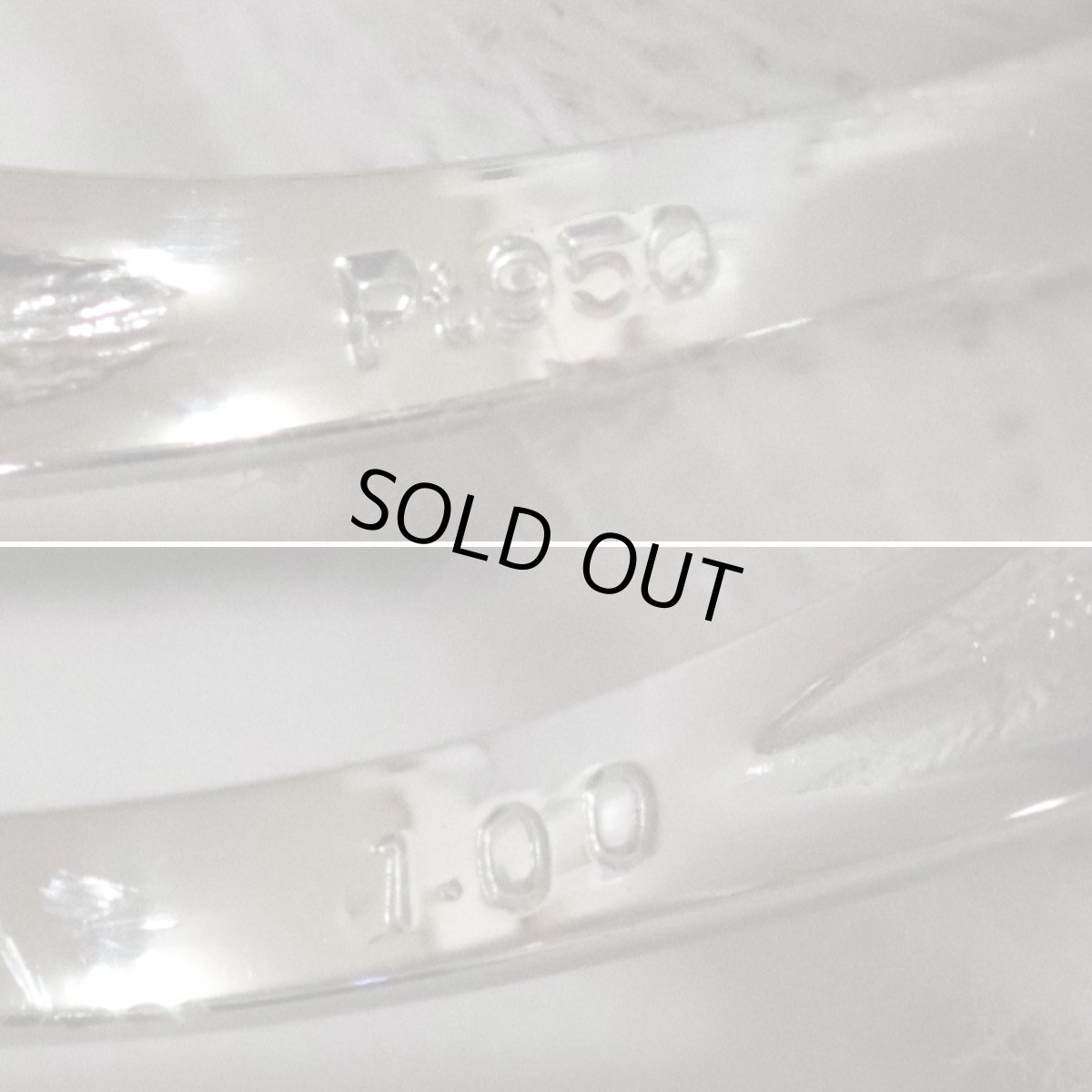 画像7: Pt950ダイヤモンドリング D1.00 4.0g #12 (7)