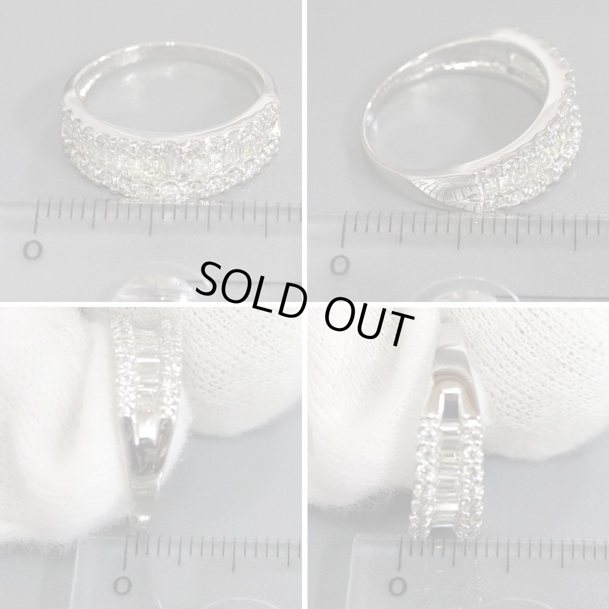 画像9: Pt950ダイヤモンドリング D1.00 4.0g #12 (9)