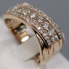 画像2: K18PGダイヤモンドリング D0.58 5.5g #11.5 (2)