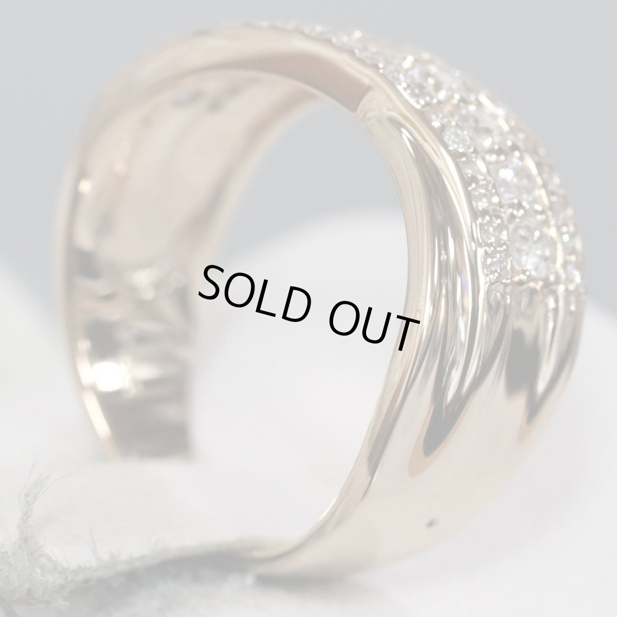 画像3: K18PGダイヤモンドリング D0.58 5.5g #11.5 (3)