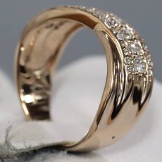 画像3: K18PGダイヤモンドリング D0.58 5.5g #11.5 (3)