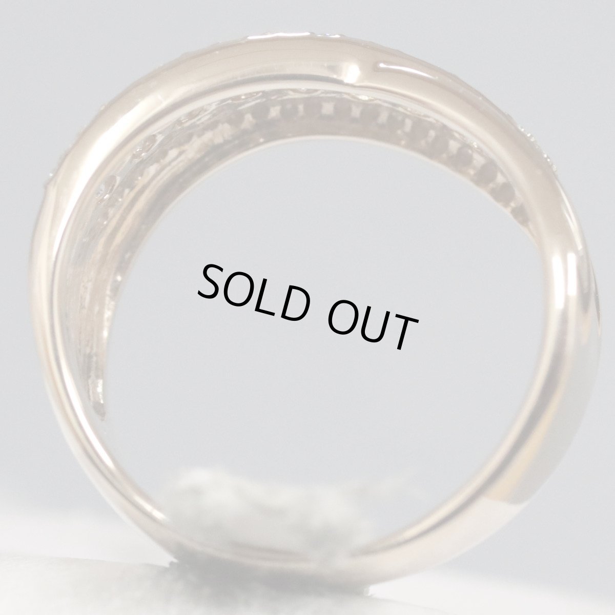 画像5: K18PGダイヤモンドリング D0.58 5.5g #11.5 (5)