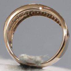 画像5: K18PGダイヤモンドリング D0.58 5.5g #11.5 (5)