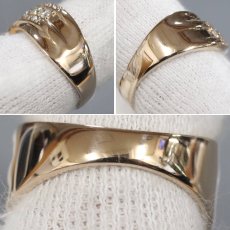 画像6: K18PGダイヤモンドリング D0.58 5.5g #11.5 (6)