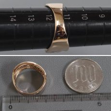 画像8: K18PGダイヤモンドリング D0.58 5.5g #11.5 (8)