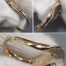 画像6: K18PGダイヤモンドリング フラワーモチーフ D0.40 4.6g #12 (6)