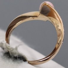 画像5: K18PGコンクパールダイヤモンドリング パール1.15 D0.17 4.5g #10.5 鑑別書 (5)