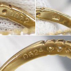 画像7: K18ルビーダイヤモンドリング R0.072 D0.624 4.8g #10 (7)