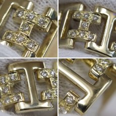 画像3: K18ダイヤモンドリング Hモチーフ 9.9g #9.5 (3)