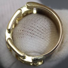 画像5: K18ダイヤモンドリング Hモチーフ 9.9g #9.5 (5)