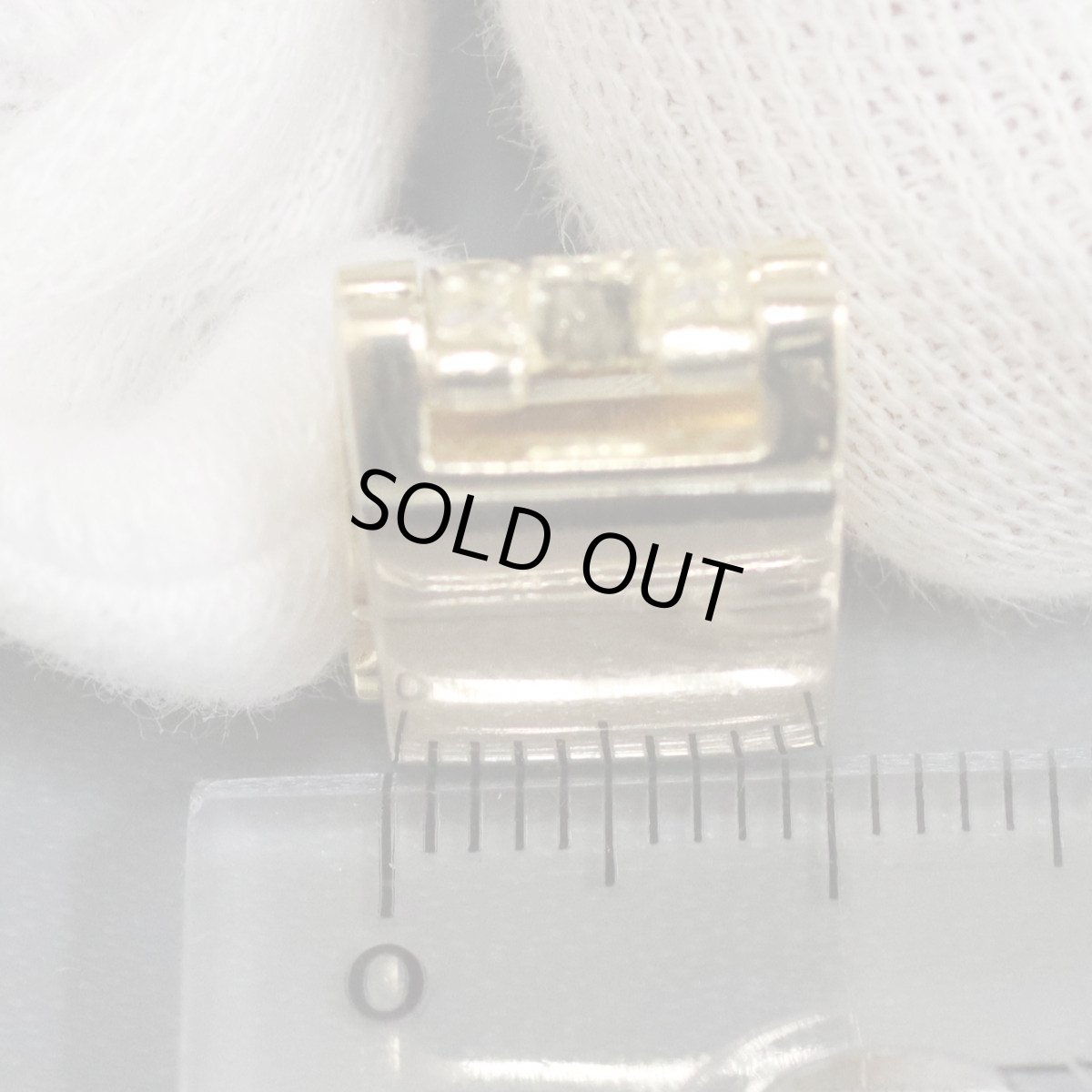 画像9: K18ダイヤモンドリング Hモチーフ 9.9g #9.5 (9)