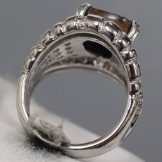 画像6: Pt900ブラックオパールダイヤモンドリング BkO4.02 D0.38 22.7g #16 (6)