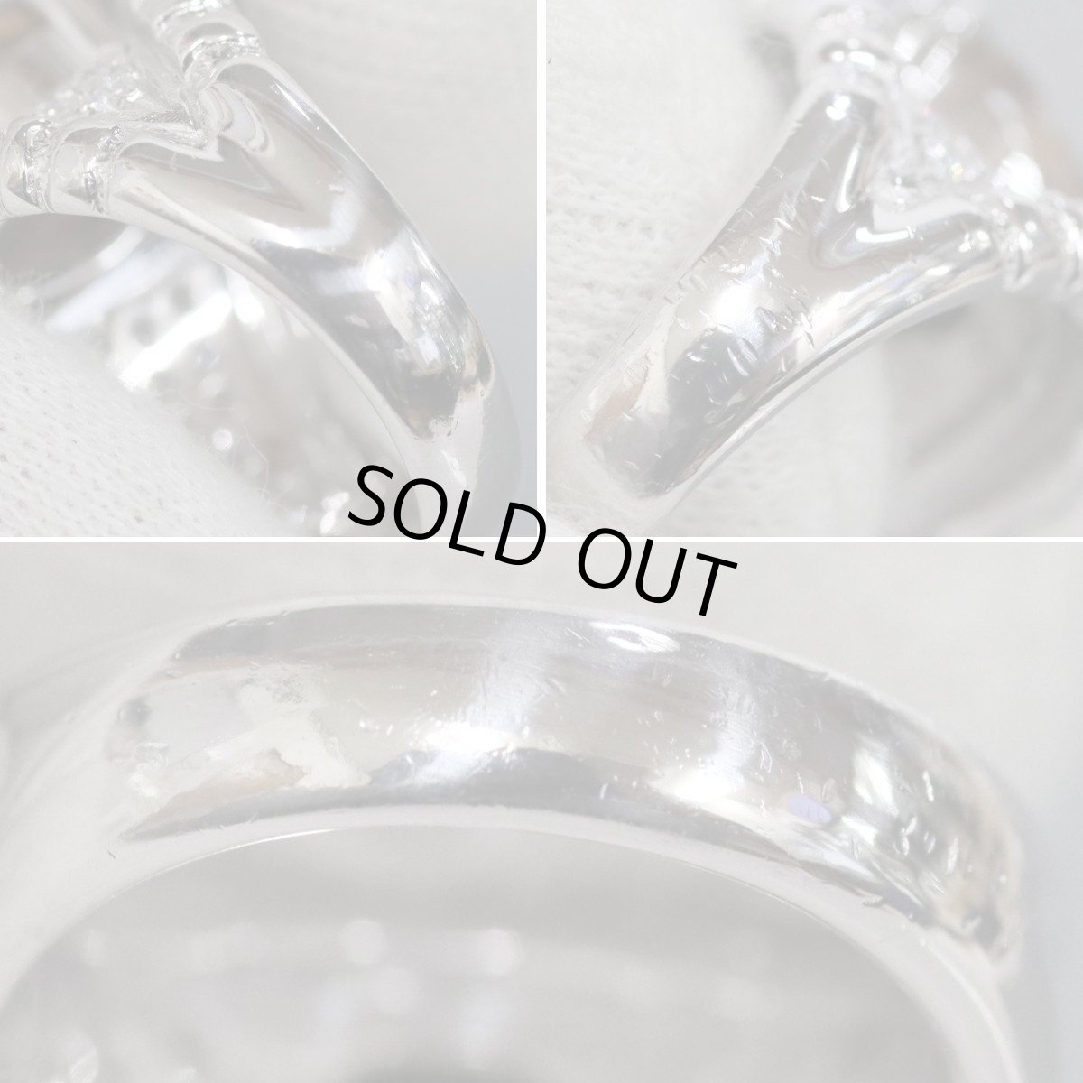 画像7: Pt900ブラックオパールダイヤモンドリング BkO4.02 D0.38 22.7g #16 (7)