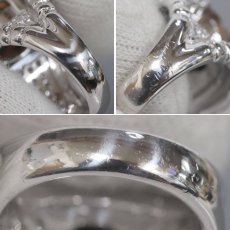 画像7: Pt900ブラックオパールダイヤモンドリング BkO4.02 D0.38 22.7g #16 (7)