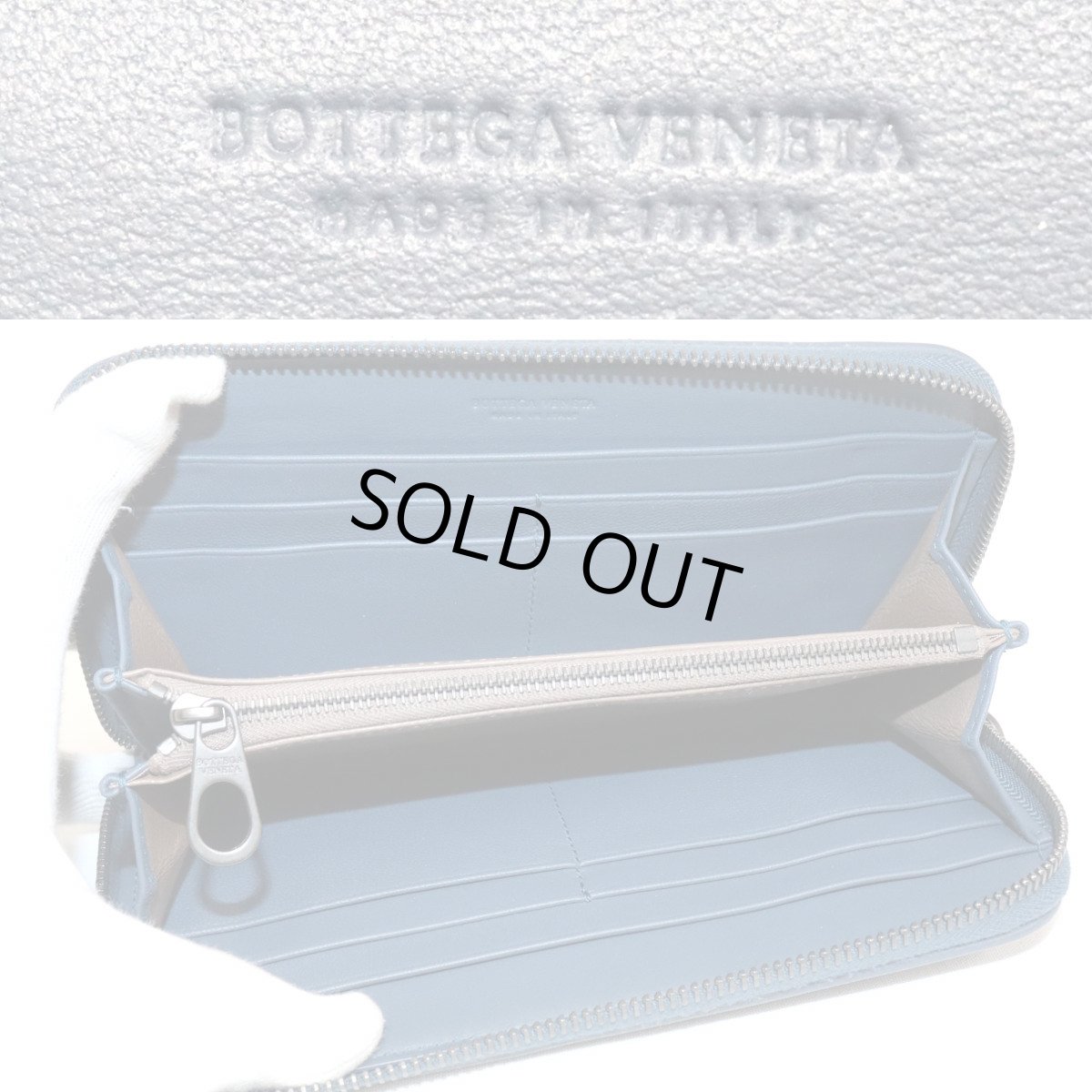 画像6: ボッテガ・ヴェネタ イントレチャート ラウンドファスナー長財布 (6)