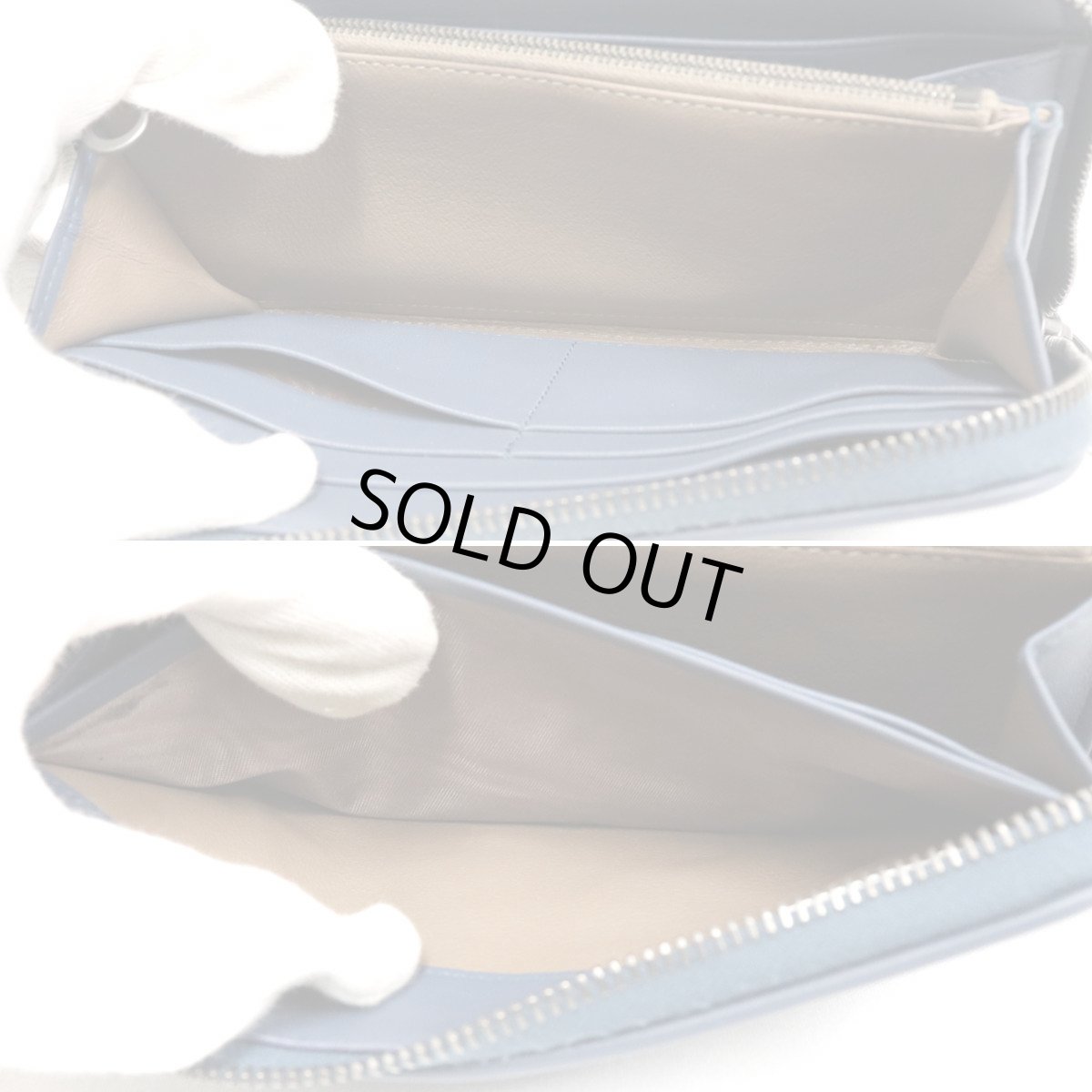 画像8: ボッテガ・ヴェネタ イントレチャート ラウンドファスナー長財布 (8)