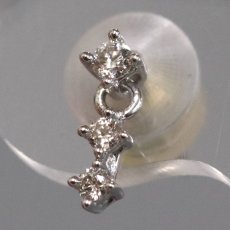 画像3: タサキ 750ダイヤモンドピアス D0.05×2 キャッチ込み0.7g (3)
