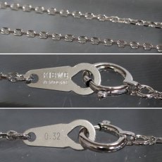 画像8: ヴァンドーム K18WGダイヤモンドネックレス クロスモチーフ D0.32 4.3g 43cm (8)