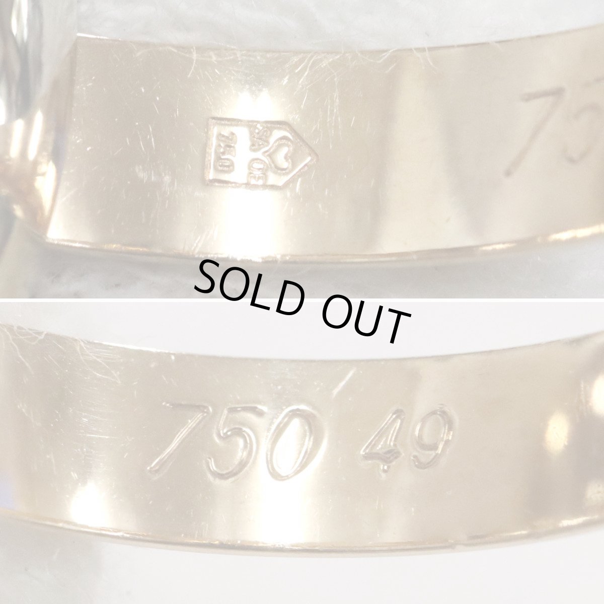 画像6: カルティエ 750トリニティリング 7.2g #8(#49)内箱 保証書 イエローゴールド ホワイトゴールド ピンクゴールド (6)