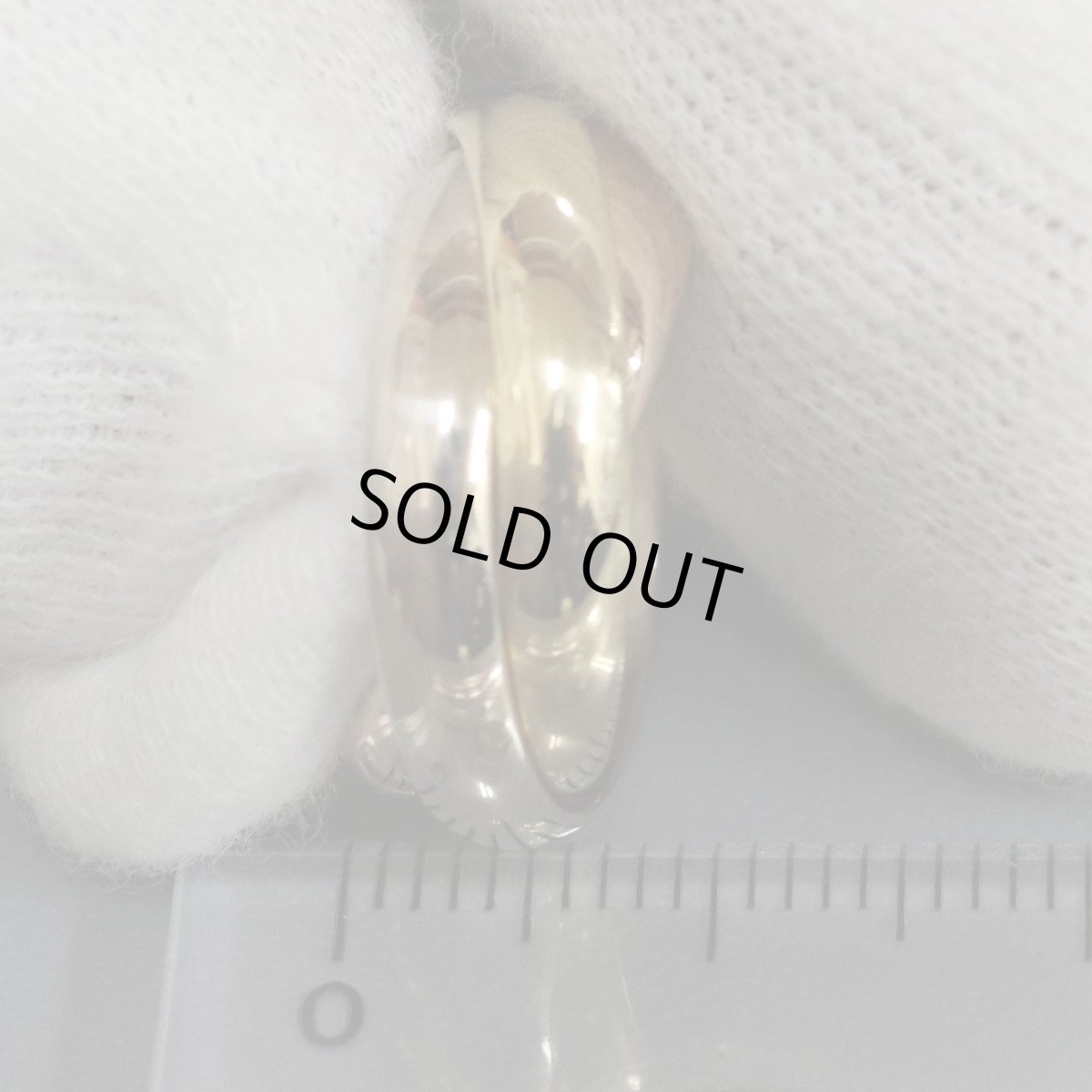 画像8: カルティエ 750トリニティリング 7.2g #8(#49)内箱 保証書 イエローゴールド ホワイトゴールド ピンクゴールド (8)